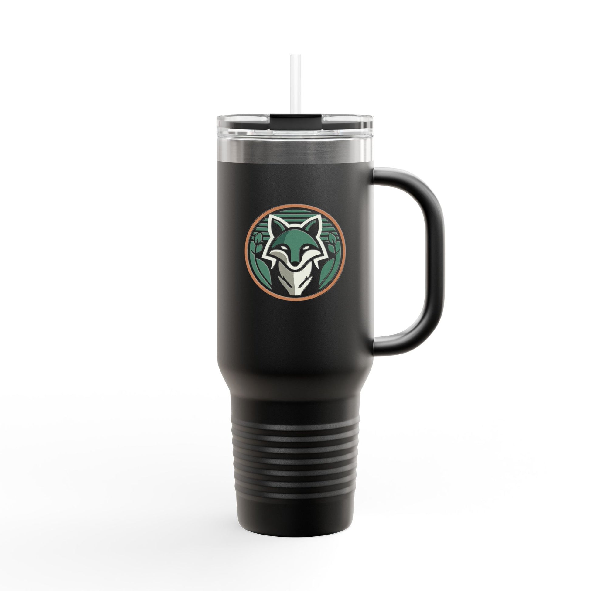 Insulated Travel Mug with Unique Fox Design, Perfect for Coffee Lovers, Gifts for Tea Enthusiasts, Hot Beverages, Outdoor Adventures, [...]