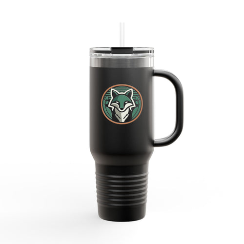Insulated Travel Mug with Unique Fox Design, Perfect for Coffee Lovers, Gifts for Tea Enthusiasts, Hot Beverages, Outdoor Adventures, [...]