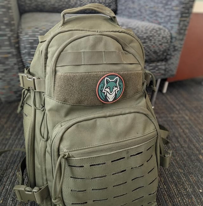 Velcro patch  with company logo